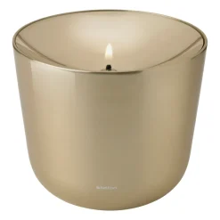 Stelton Solis oil lamp Ø11.5 cm, Brass Gold-coloured