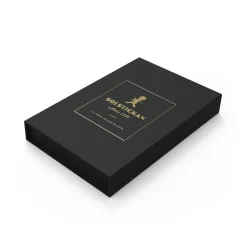 Solstickan Design Solstickan fire blanket 16x2.7x25 cm, Black-gold BlackGold-coloured Online