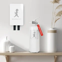 Solstickan Design Solstickan fire blanket 16x2.7x25 cm, White - tall - smooth WhiteSilver-coloured Sale