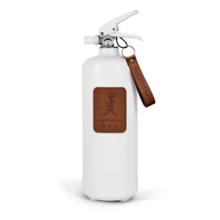 Solstickan Design Solstickan fire extinguisher 2 kg, Dark brown leather WhiteBrown New