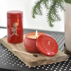 Solstickan Design Solstickan gift box scented candles + matchstick tube, -scented candle cinnamon & orange Red Best