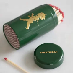 Solstickan Design Solstickan matchstick tube 100 pack, Green-gold GreenGold-coloured Discount