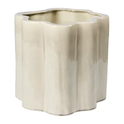 Broste Copenhagen Sonja flower pot H:36 cm, Rainy Day Grey Best