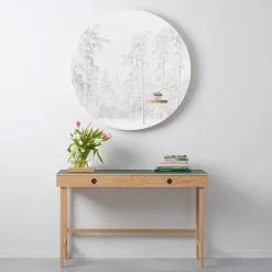 A2 Space decoration, White oiled oak, glass Beige Best
