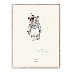 Paper Collective Space Traveller poster, 30x40 cm GreyMulti Best