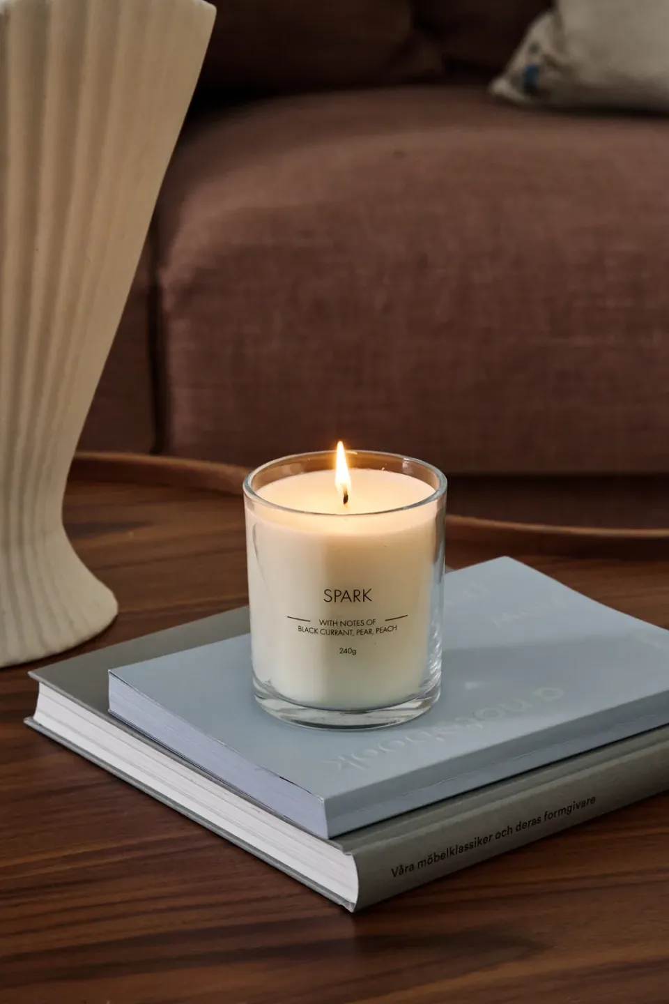 Scandi Essentials Spark scented candle, 260 g White Hot