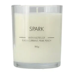 Scandi Essentials Spark scented candle, 180 g White New