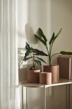 Scandi Living Speckled pot Ø19 cm, Rust Brown Online