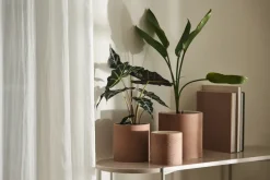Scandi Living Speckled pot Ø12 cm, Rust Brown Clearance