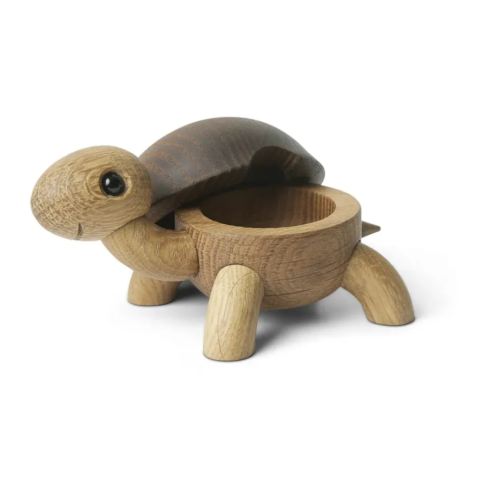 Spring Copenhagen Speedy turtle decoration 4 cm, Oak-ash Beige Online
