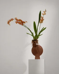 101 Copenhagen Sphere Bubl vase Midi, Terracotta Orange New