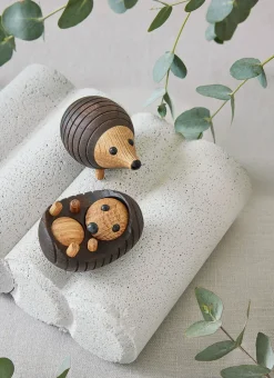 Spring Copenhagen Spike hedgehog decoration 4 cm, Thermo ash Brown Best