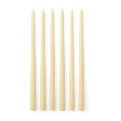 Audo Copenhagen Spire candles 38 cm 6-pack, Ivory GreyBeige Hot