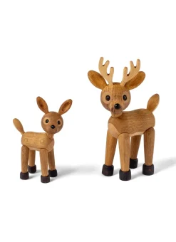 Spring Copenhagen Spirit deer decoration, Oak-Maple Brown Sale