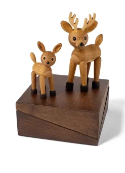 Spring Copenhagen Spot deer baby decoration, Oak-Maple Brown