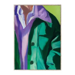 Paper Collective Spring Jacket poster, 70x100 cm GreenPurple New