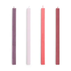 HAY Square Candle light mix 4-pack, s-bordeaux Red Online