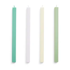 HAY Square Candle light mix 4-pack, Pastel Multi New
