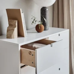 1898 Square dresser 2+3 drawers, White Best