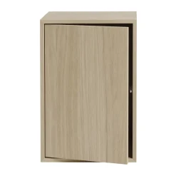 Muuto Stacked storage system with door large, Oak Beige Sale