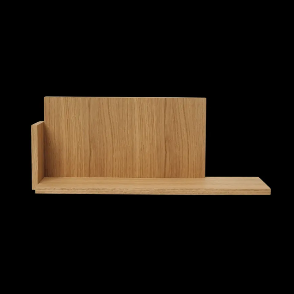 Ferm Living Stagger shelf low, Oiled Oak Brown Discount