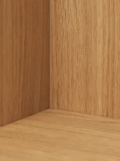 Ferm Living Stagger shelf tall, Oiled Oak Brown Hot