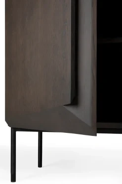 Ethnicraft Stairs cabinet, lacquered oak-2 doors, 100x150 cm Brown Best