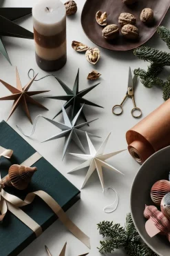 Broste Copenhagen Star paper star Ø15 cm, Deep forest Green Discount