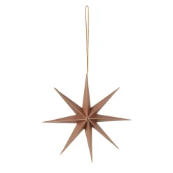 Broste Copenhagen Star paper star Ø15 cm, Indian tan Brown Hot