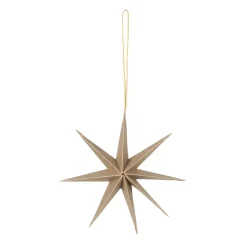 Broste Copenhagen Star paper star Ø15 cm, Natural brown Beige Online
