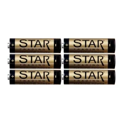 Star Trading Battery 6-pack, Amateur Association Gold-colouredBlack Clearance