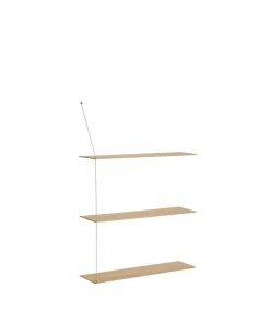 Woud Stedge wall shelf 80 cm, Oak Beige Discount