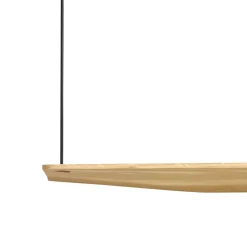 Woud Stedge wall shelf 80 cm, white-pigmented oak Brown New