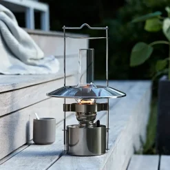Stelton ship´s lantern, 43 cm Silver-coloured Outlet