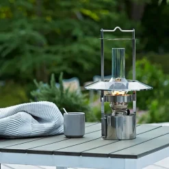 Stelton ship´s lantern, 43 cm Silver-coloured Outlet