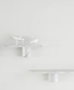 Normann Copenhagen Sten Shelf 120 cm, marble White Discount