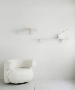 Normann Copenhagen Sten Shelf 120 cm, marble White Discount