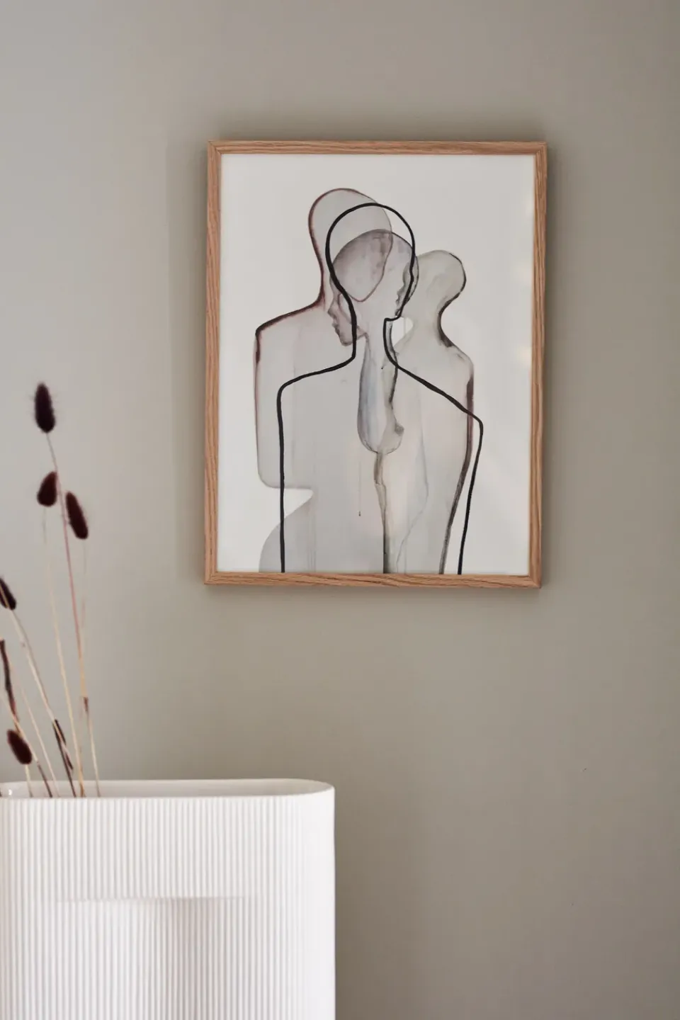 Scandi Essentials Stensö frame oak, 30x40 cm Brown
