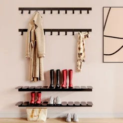 Maze Step shoe shelf, Black Hot