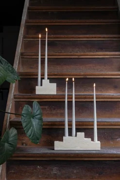 Mette Ditmer Step Trio candle holder, Linen Beige Best