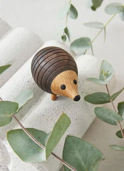 Spring Copenhagen Stick hedgehog decoration 4.5 cm, Thermo ash Brown