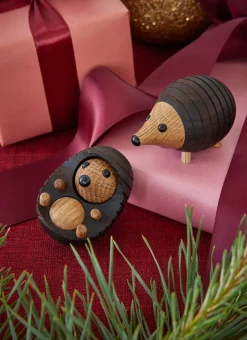 Spring Copenhagen Stick hedgehog decoration 4.5 cm, Thermo ash Brown
