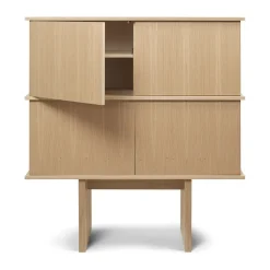 Ferm Living Stilt sideboard double 109x100 cm, Natural oak Beige Sale