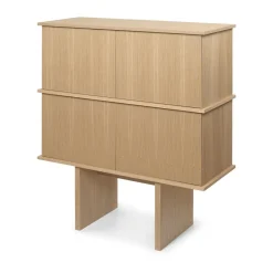 Ferm Living Stilt sideboard double 109x100 cm, Natural oak Beige Sale