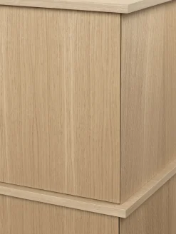 Ferm Living Stilt sideboard double 109x100 cm, Natural oak Beige Sale
