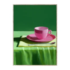 Paper Collective Sto Here poster, 70x100 cm GreenPink Clearance