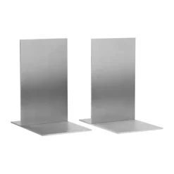 Ferm Living Stock bookend 2-pack, Aluminium Silver-coloured Best