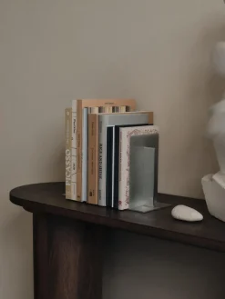 Ferm Living Stock bookend 2-pack, Aluminium Silver-coloured Best