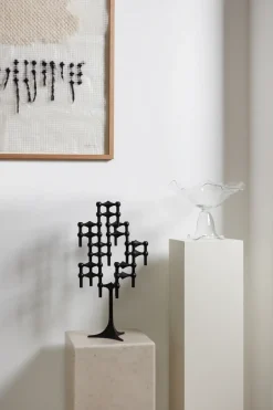 STOFF Nagel candle stand, Black New