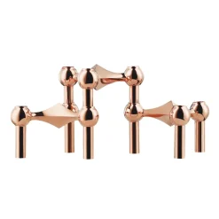 STOFF Nagel candle sticks 3-pack, Rosé gold Pink Discount